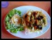 cashew nut chicken in basket