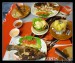 white snapper and white snapper and potato salad and baked potato